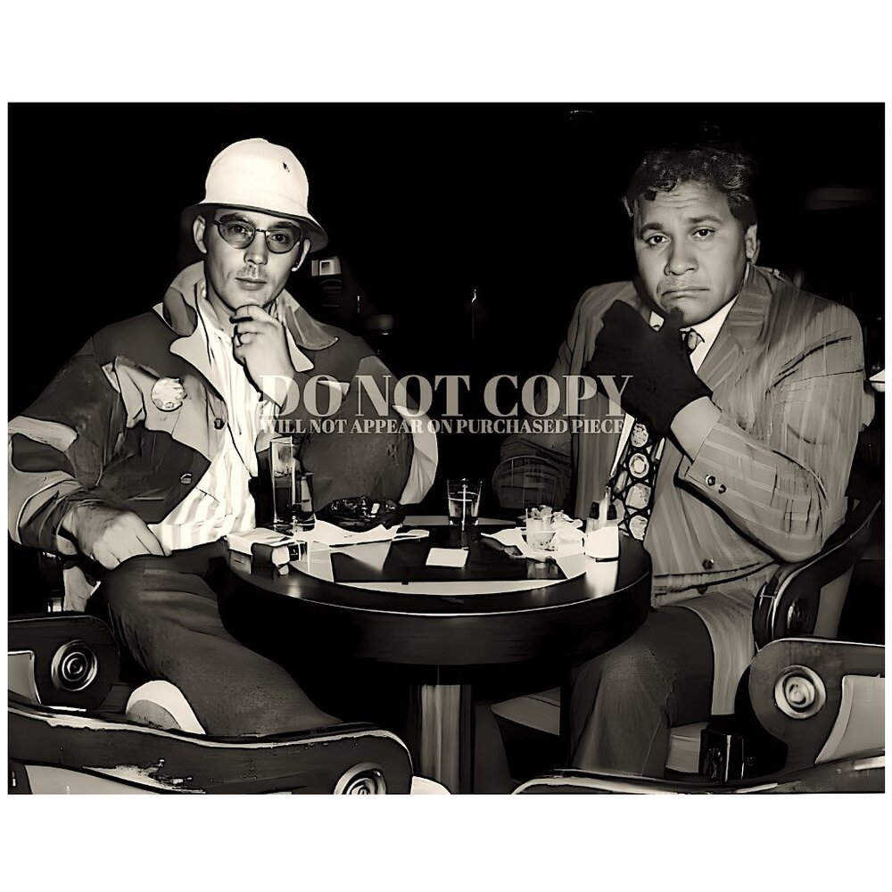 Hunter S. Thompson and Oscar Zeta Acosta Photograph 11X14 Vegas 1971 Poster Art